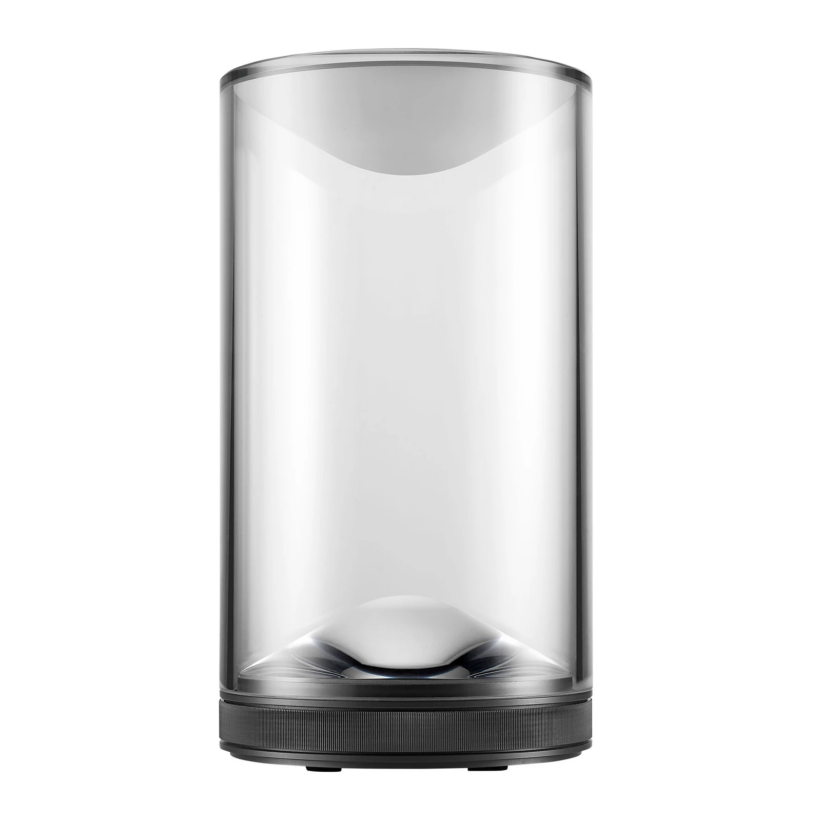 Lampada LED da tavolo EVA 3.000K base nera Ø18cm