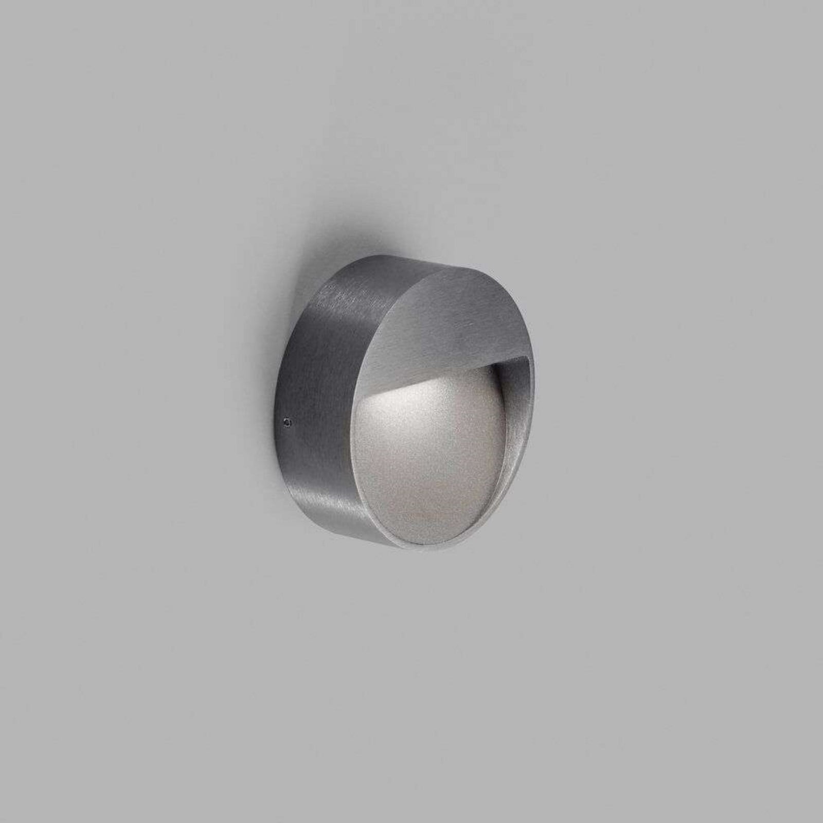 Serious 2 væglampe IP54 2700K Titanium LIGHT-POINT - Terrasse - Aluminium
