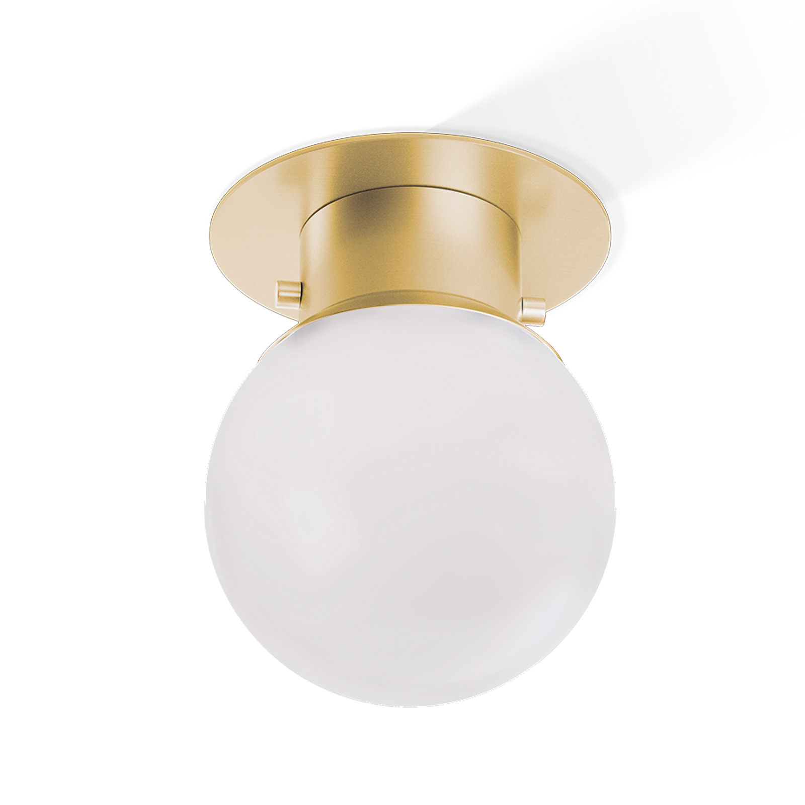Decor Walther Globe 20 ceiling light, gold/matt