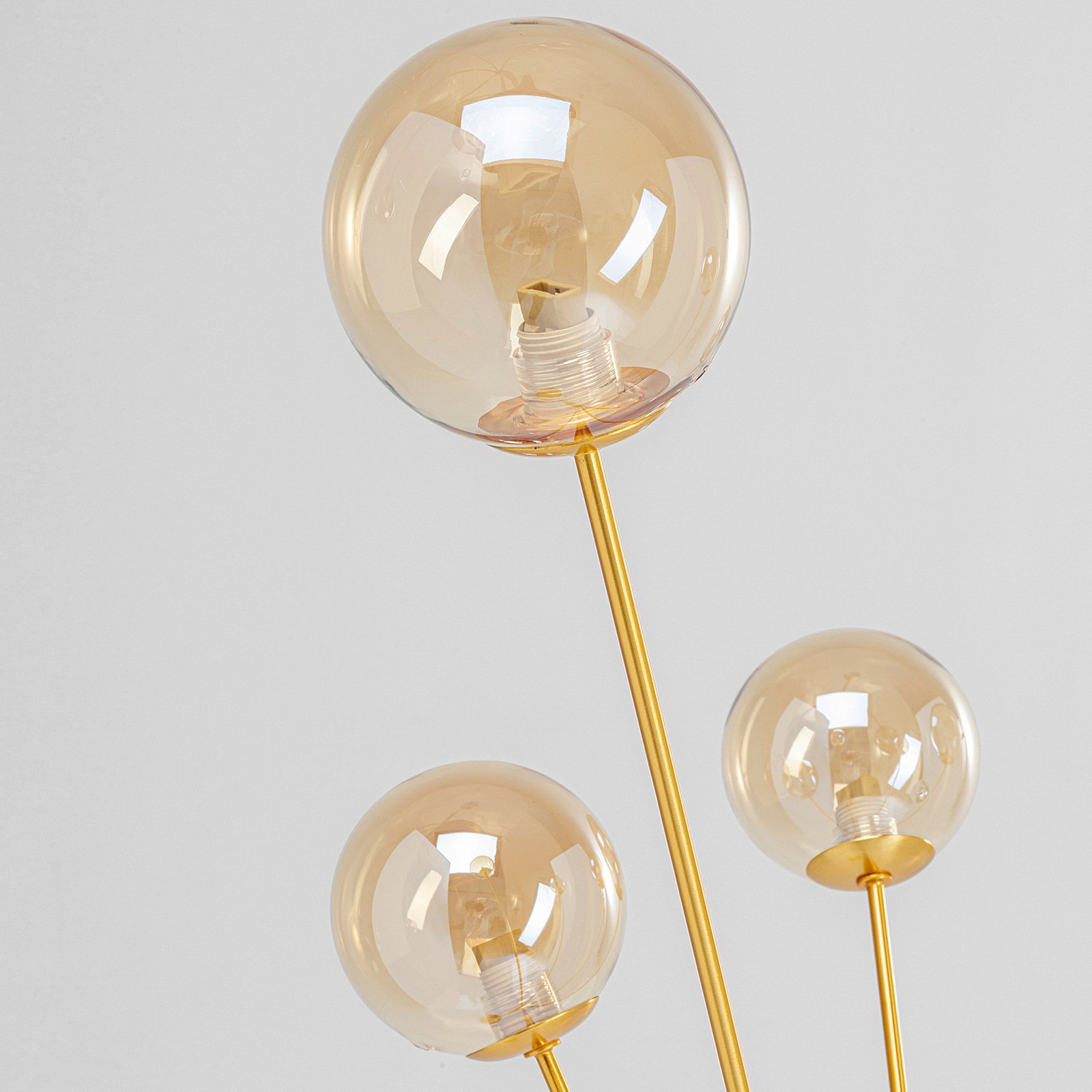 KARE Talea -lattiavalo 5-lamppuinen, 156 cm kulta