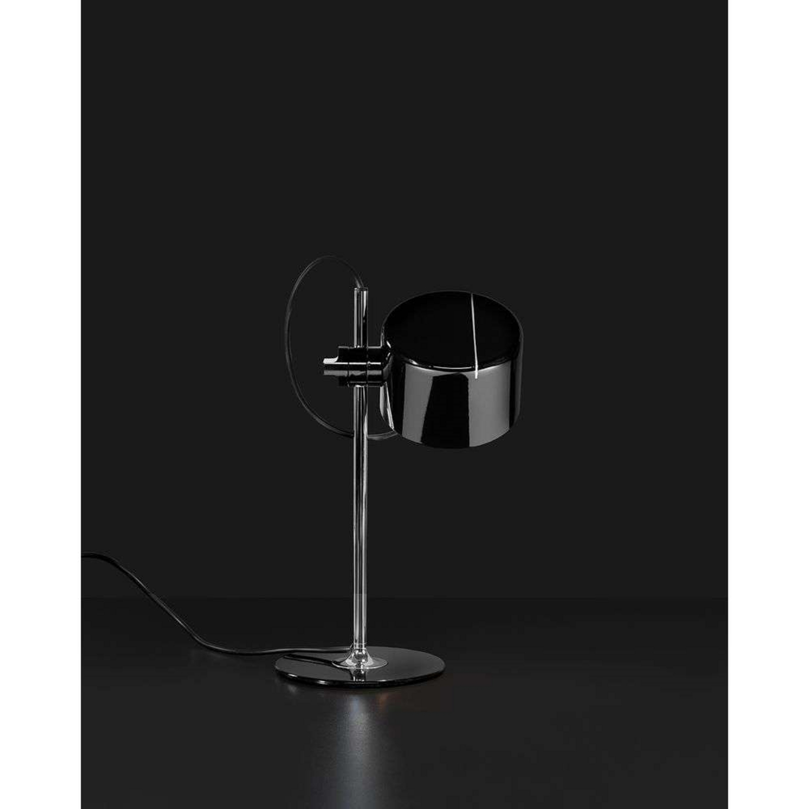 Coupe Mini Stolna lampa Glossy Crna - Oluce