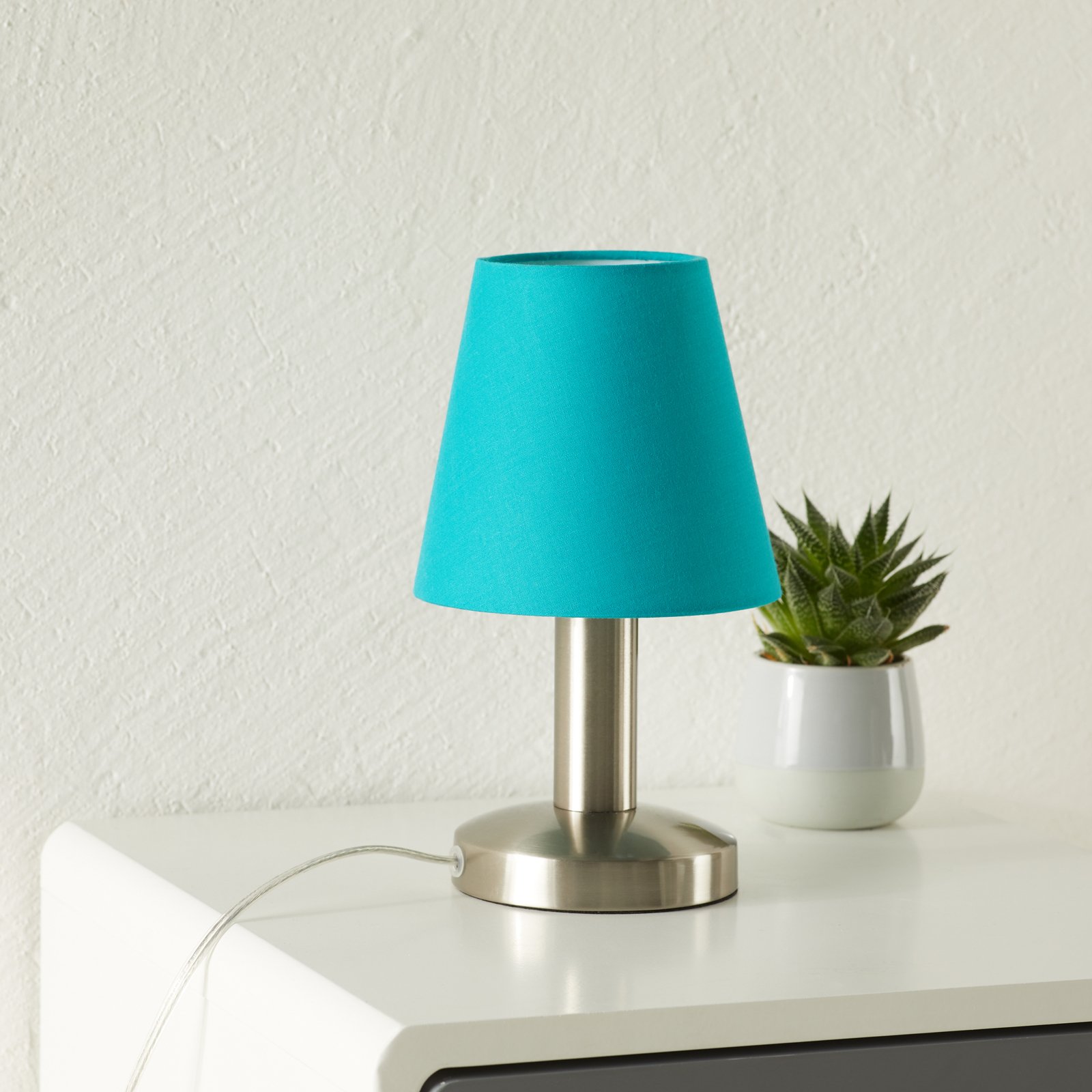Merete Table Lamp With Touch Function, Touch Control Table Lamps Uk
