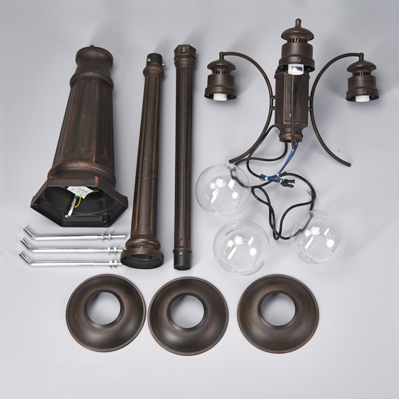 Eddie Candeeiro de Jardim Exterior H198 Rust - Lindby