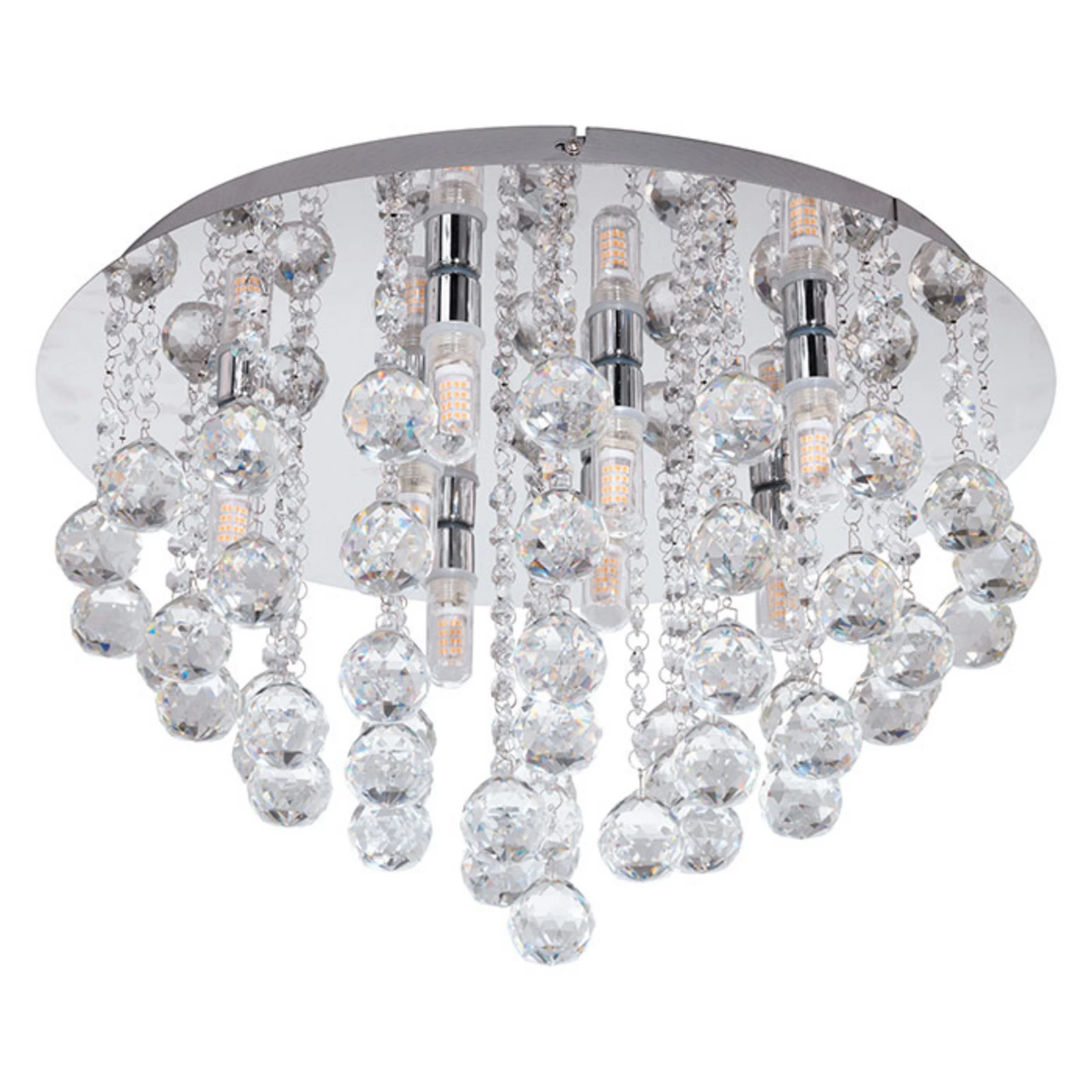 Plafonnier LED Almonte avec rideau, 50cm