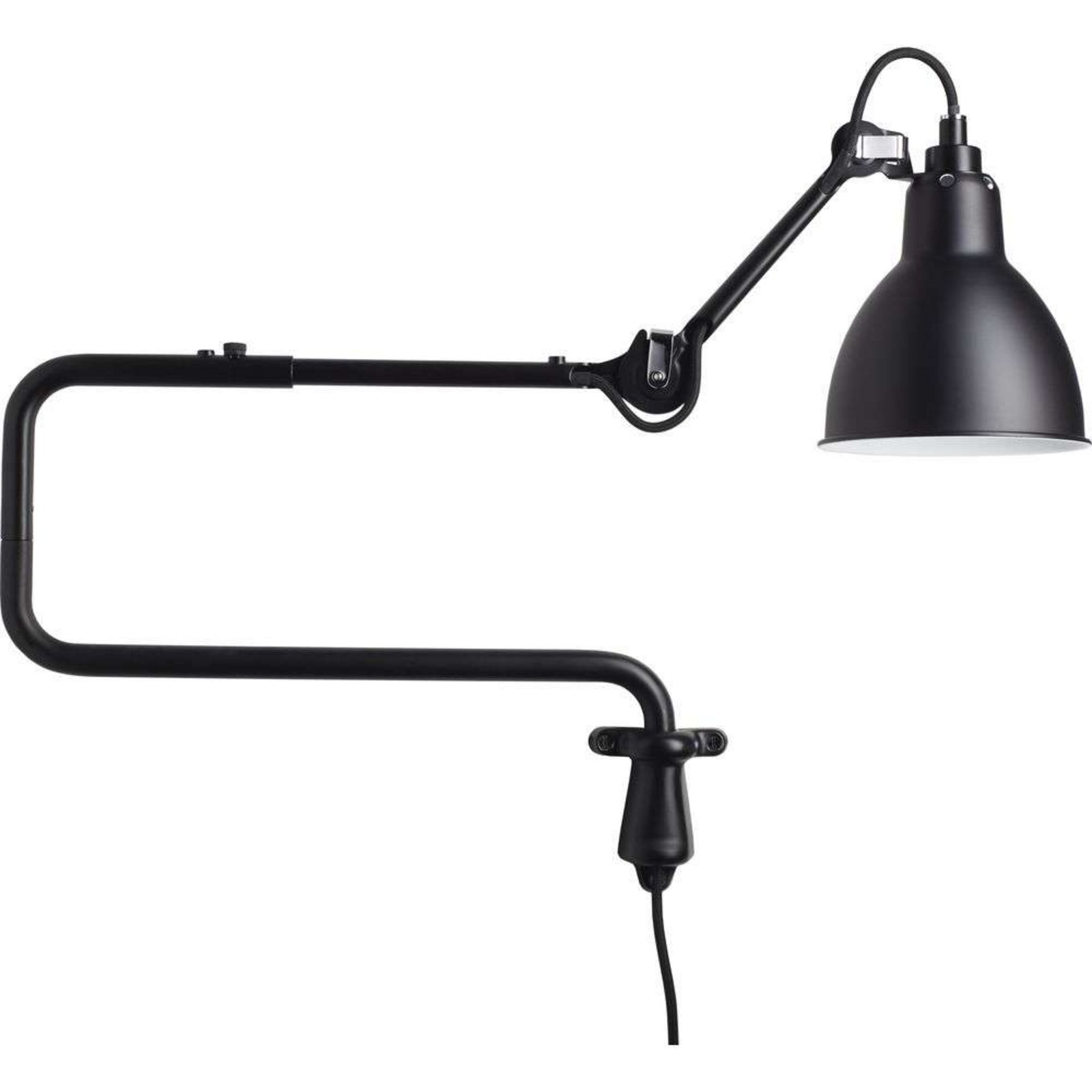 303 Nástenné Svietidlo Black - Lampe Gras