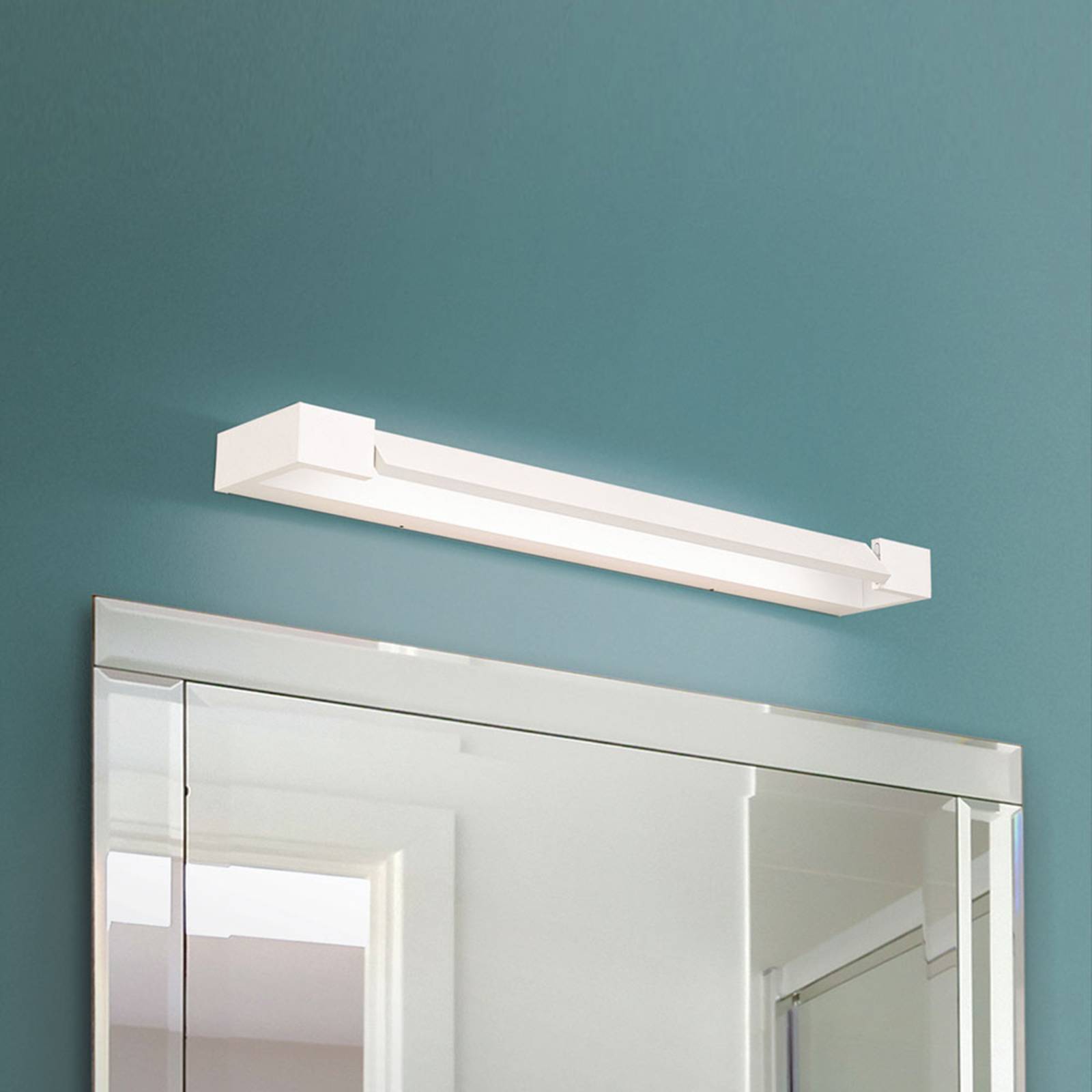 LED-speillampe Marilyn hvit svingbar 60 cm