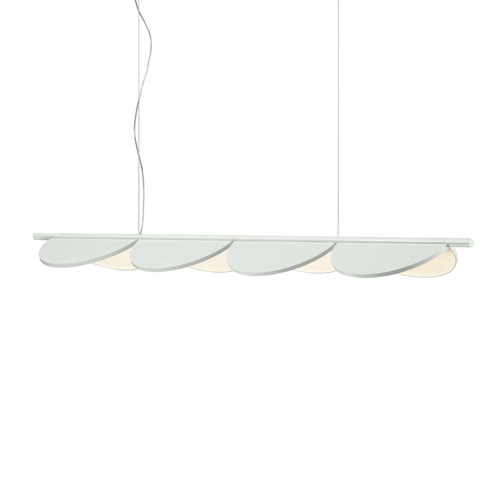 FLOS Almendra Linear LED hanging light, four-bulb