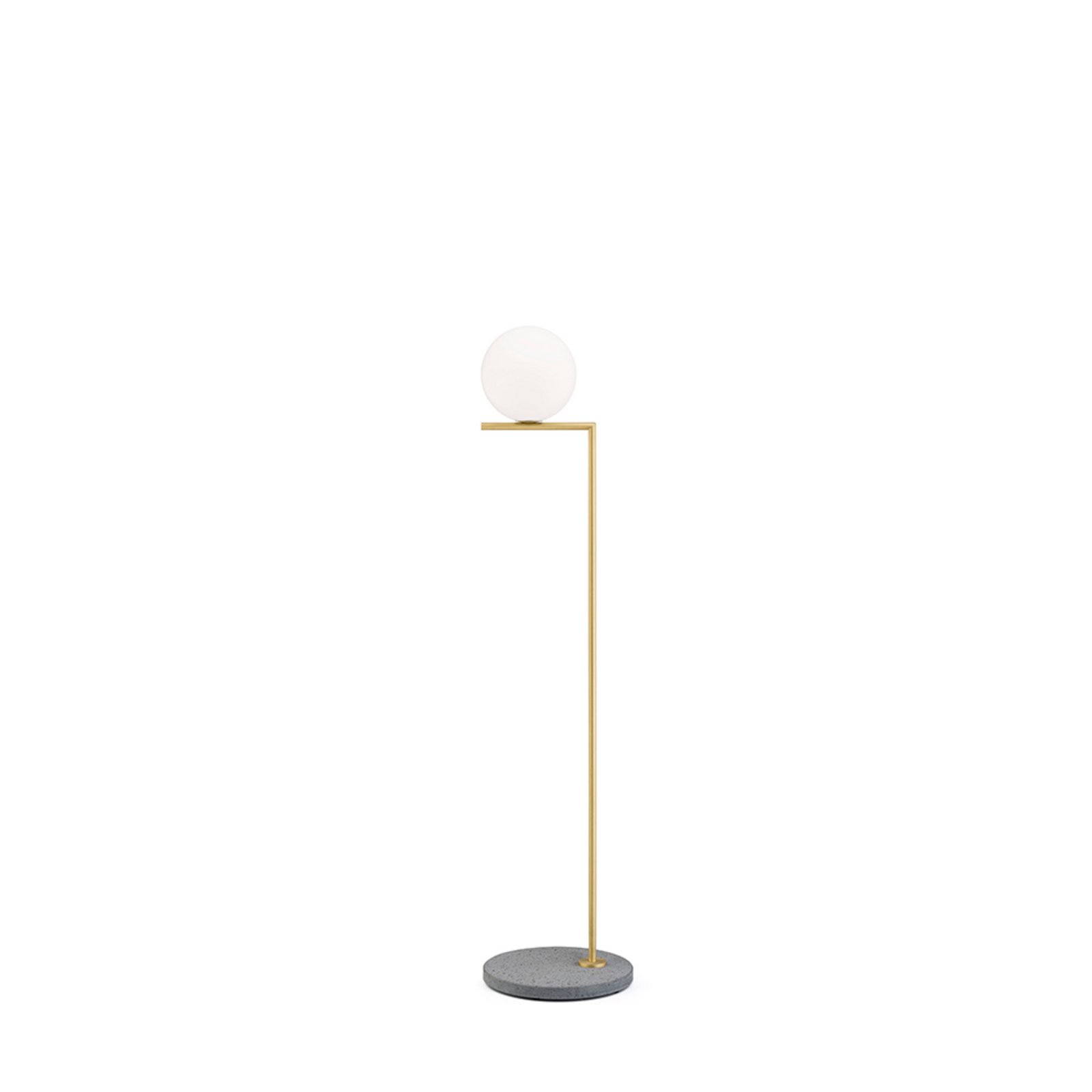 IC F1 Exterior Brass (Grey Lava Marble) - Flos