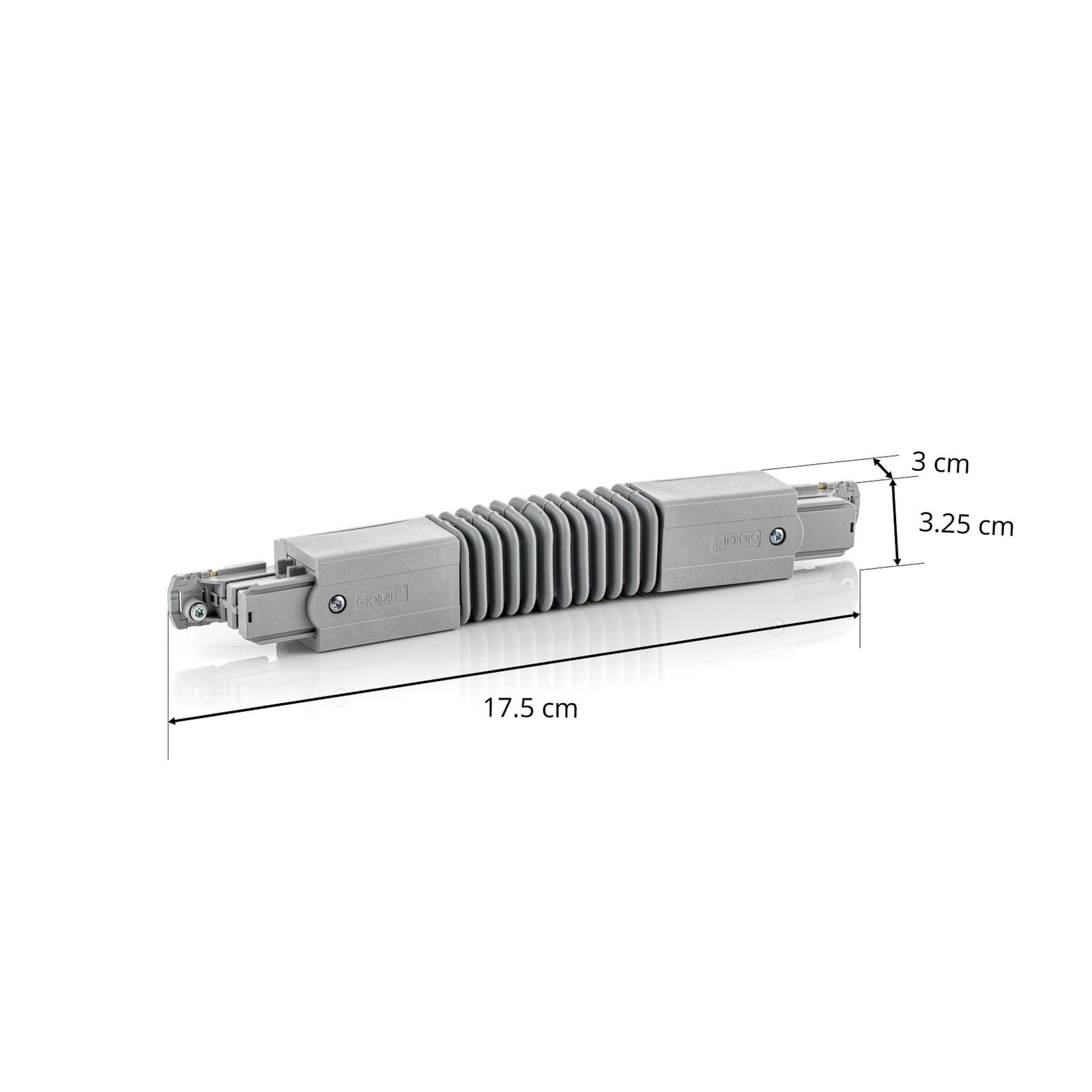 Conector flexibil șină de curent HV Noa, gri