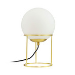 Madrid Tischleuchte Opal/Brass - DybergLarsen