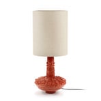 ORANGE GEORGIA bordlampe, steingods, tekstil, høyde 97 cm – Serax