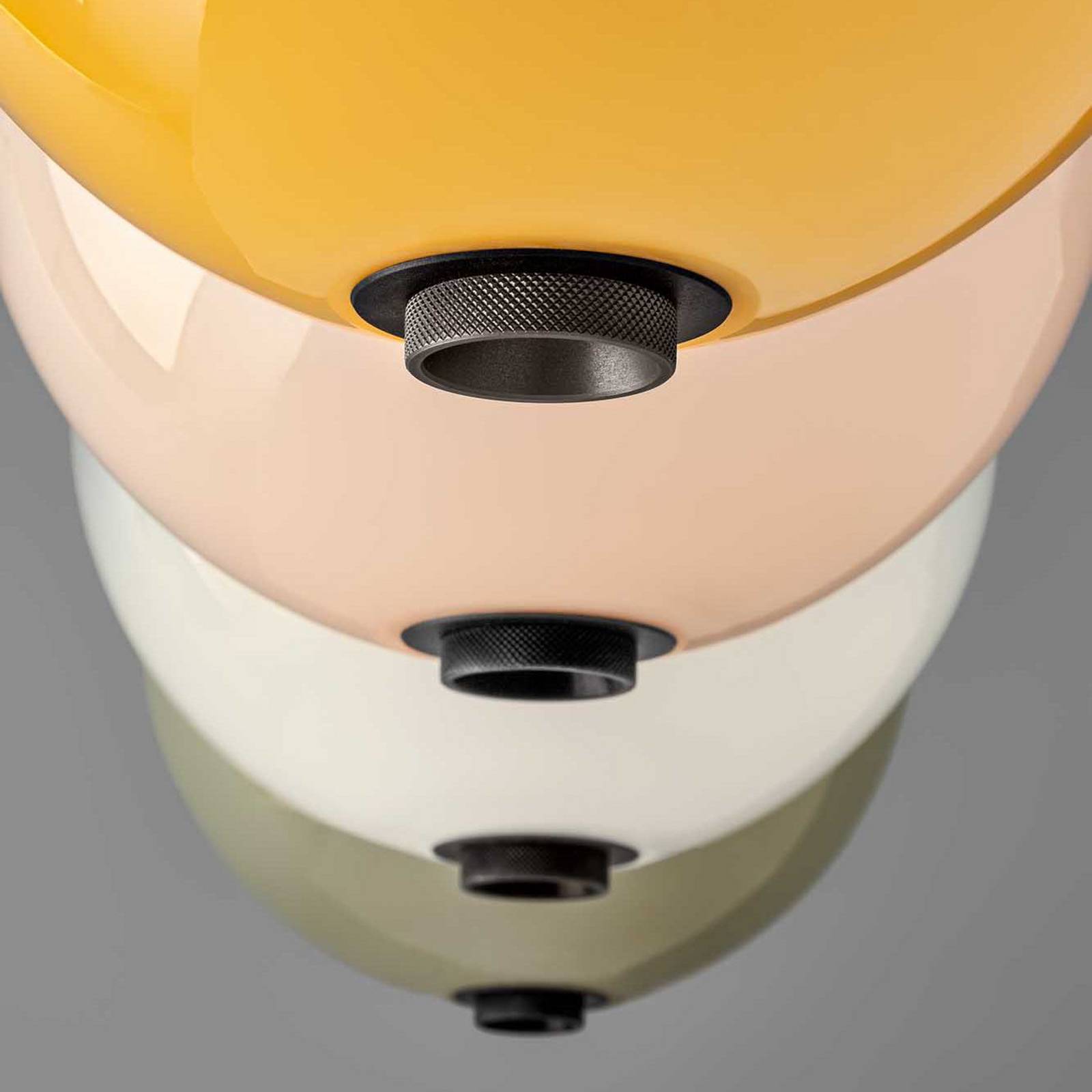 OLEV Żyrandol LED BEAM STICK NUANCE, biały, Ø 20 cm, 927