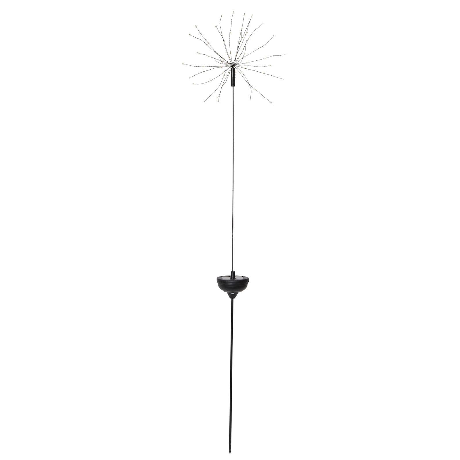 LED-Solarleuchte Firework mit Erdspieß, 100 cm