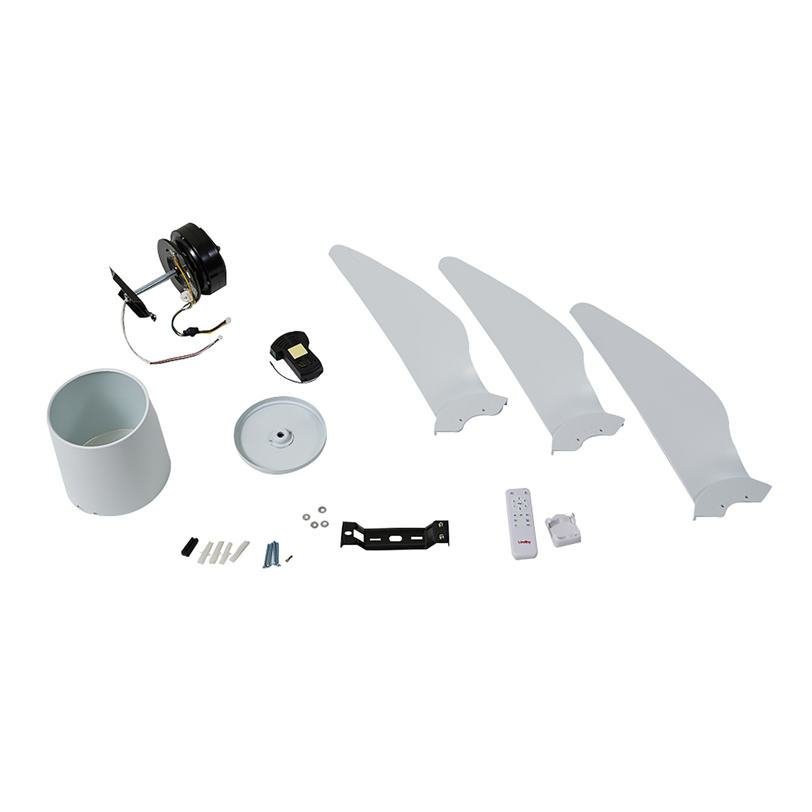 Aulo stropný ventilátor Ø 123 cm biely DC tichý - Lindby