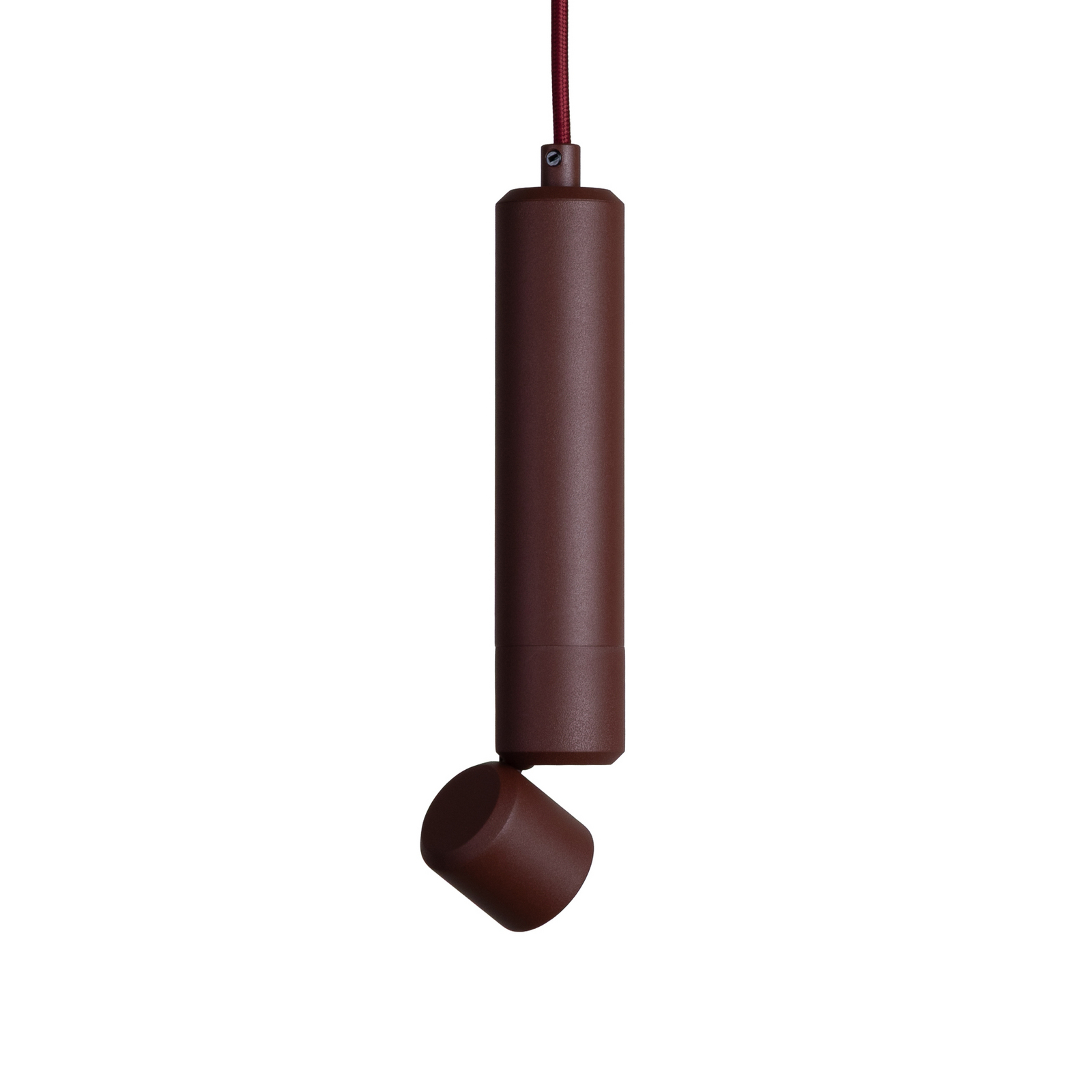 IT'S ABOUT ROMI – żyrandol LED „Milan”, bordowa, Ø 6 cm