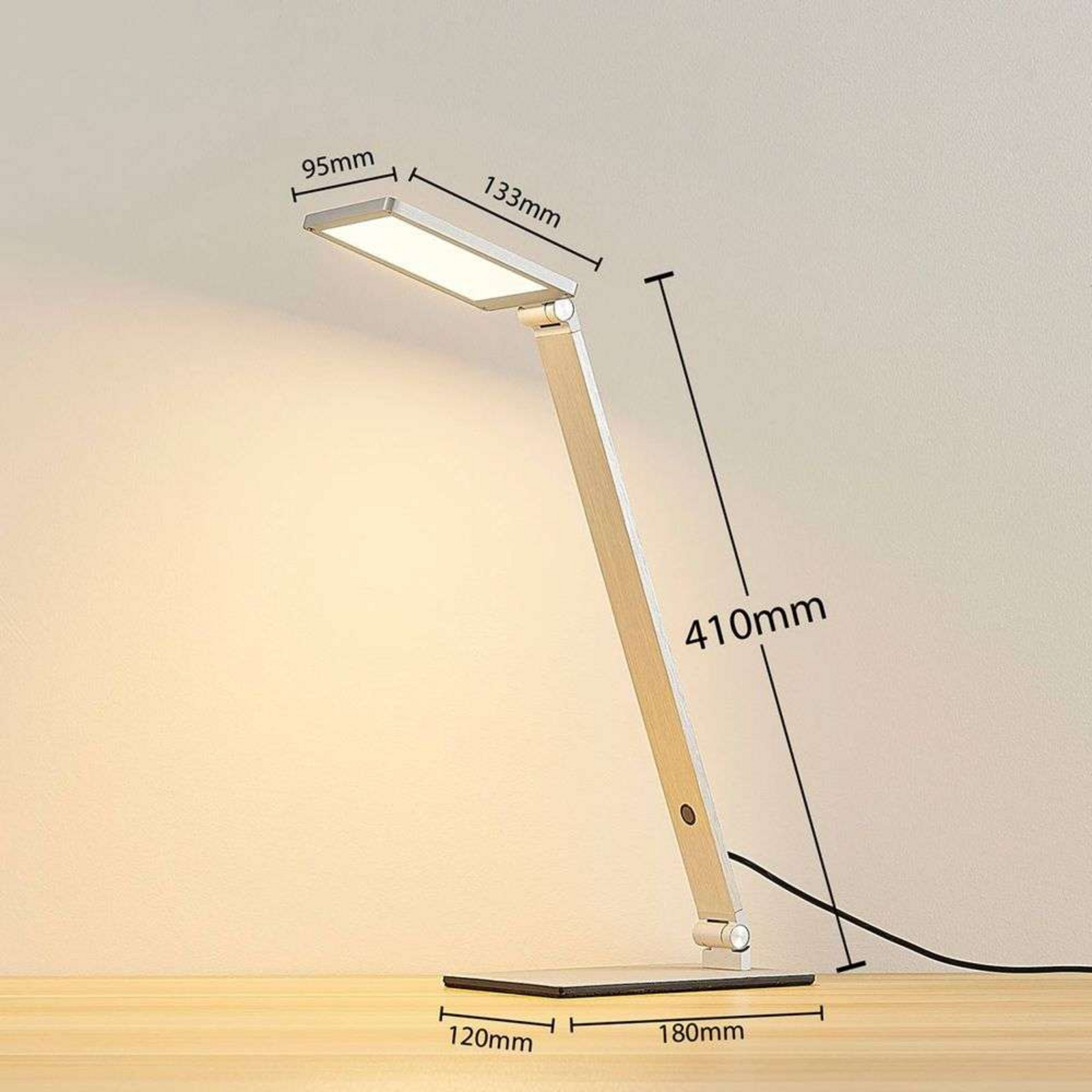 Resi LED Taffellamp Dim. Alu - Lucande