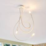 Crazy 3-bulb ceiling light Lover in white