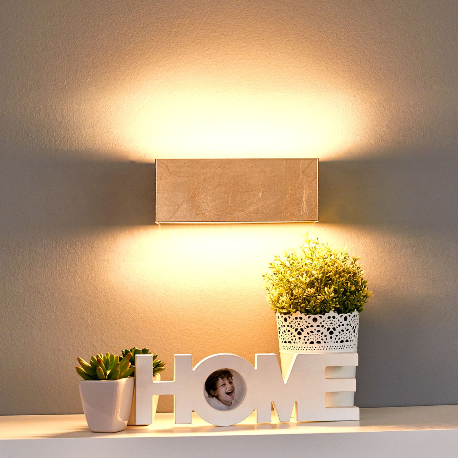 Quentin Applique Murale Gold  Lindby