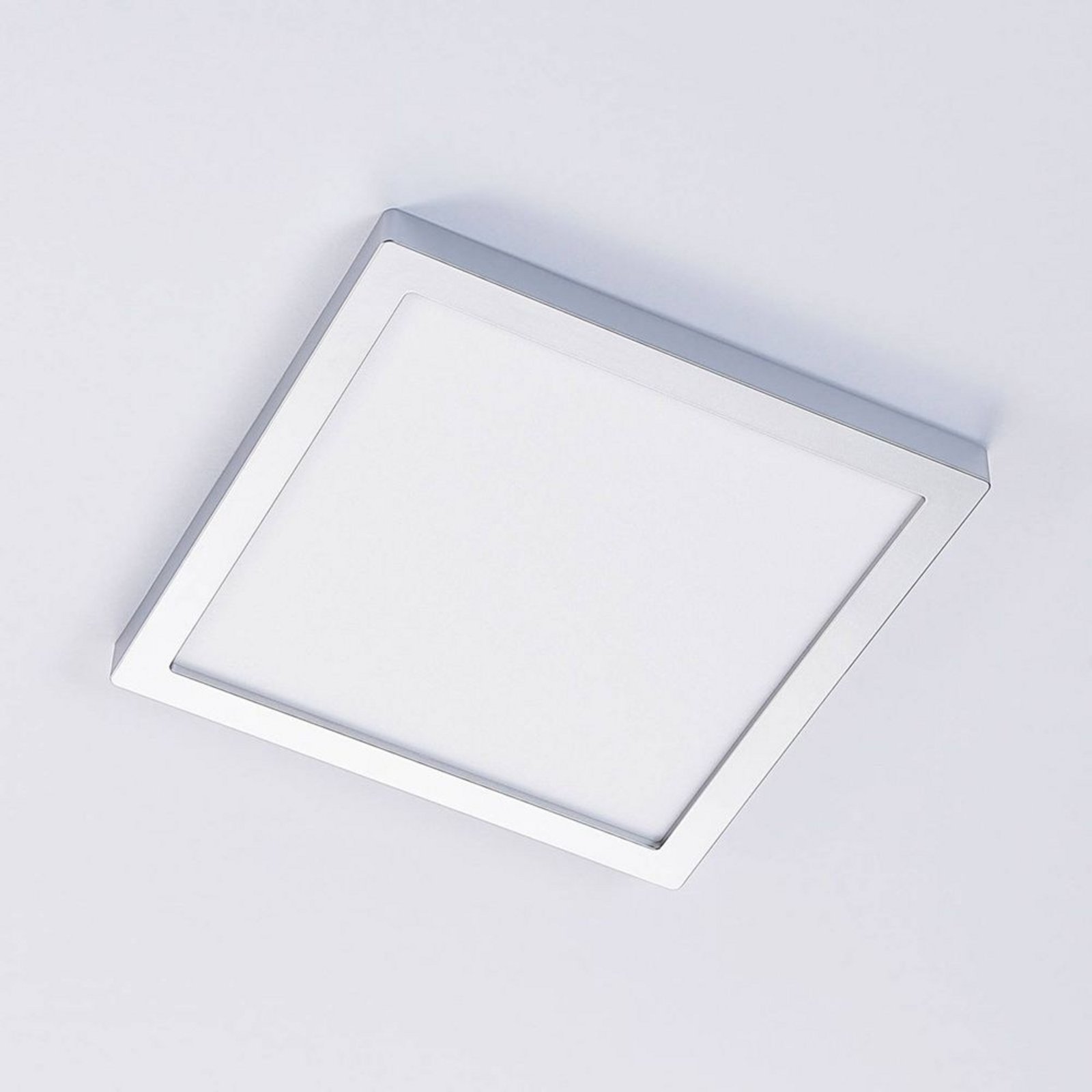 Solvie LED Stropné Lampa Square Silver/White - Arcchio