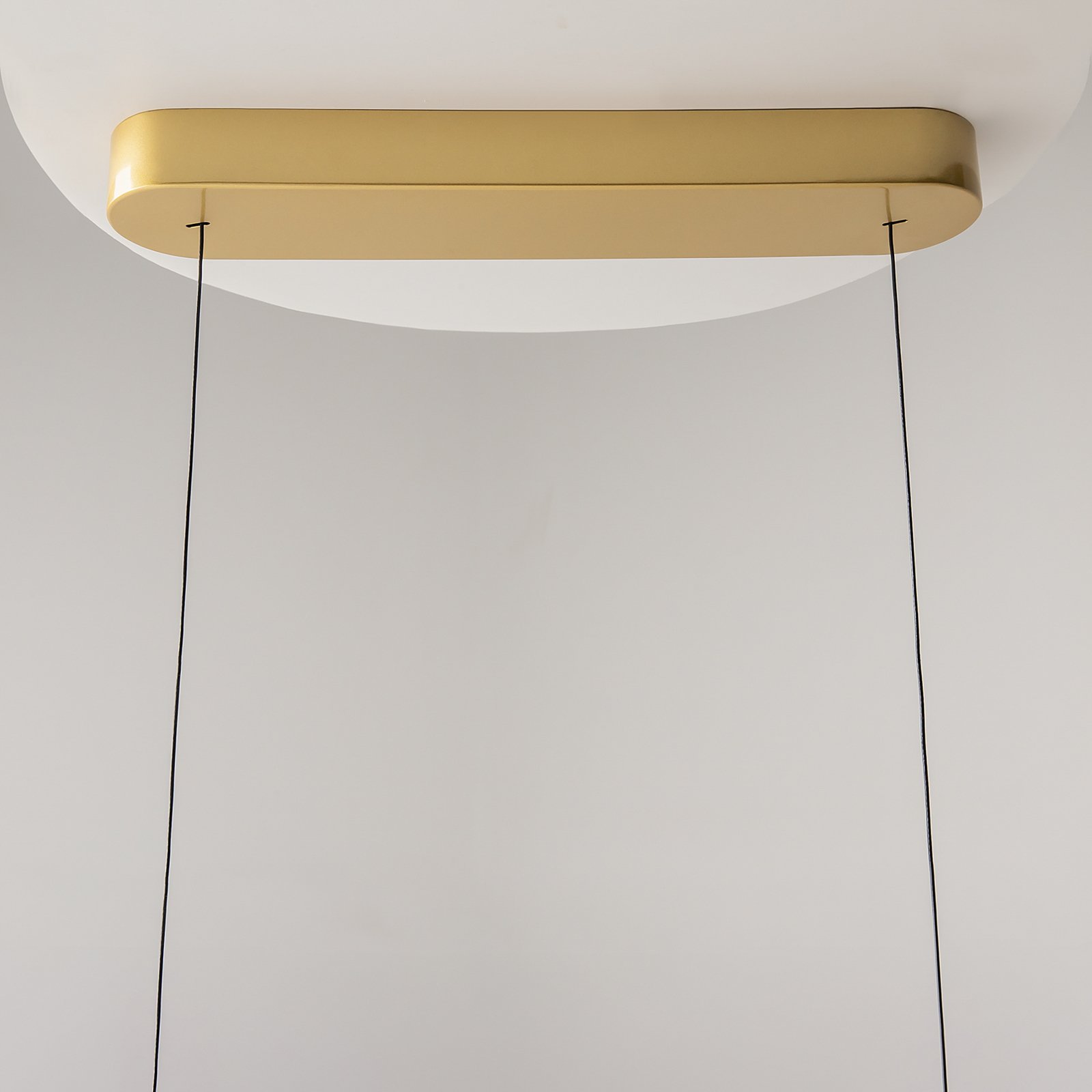 Maytoni lampă suspendată LED Spirito, 3 becuri, auriu, dimabil