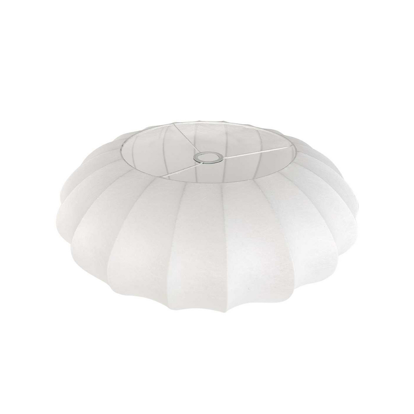 Boogstaande vloerlamp Sparkled Light crème/wit, 240 cm, zijde