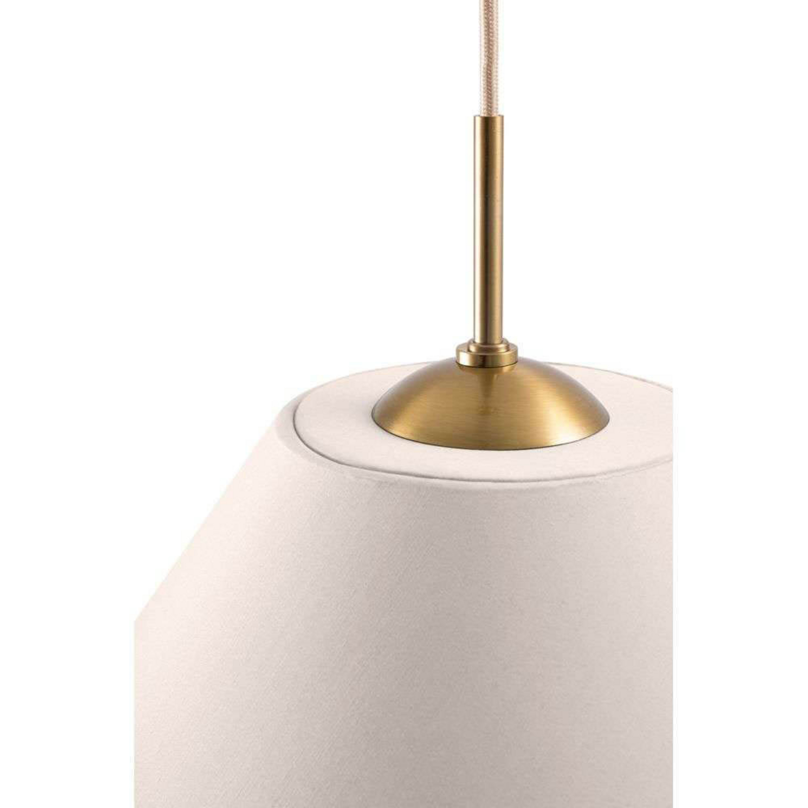 Globen Lighting Hängeleuchte IRIS, creme, Ø 50 cm
