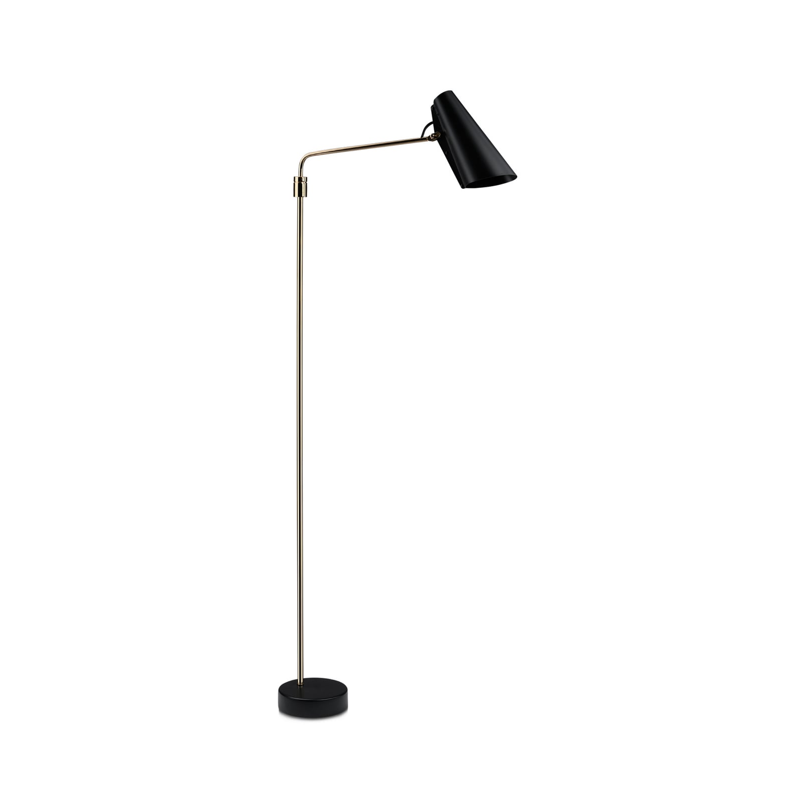 Birdy Lampadaire Swing Black/Brass - Northern