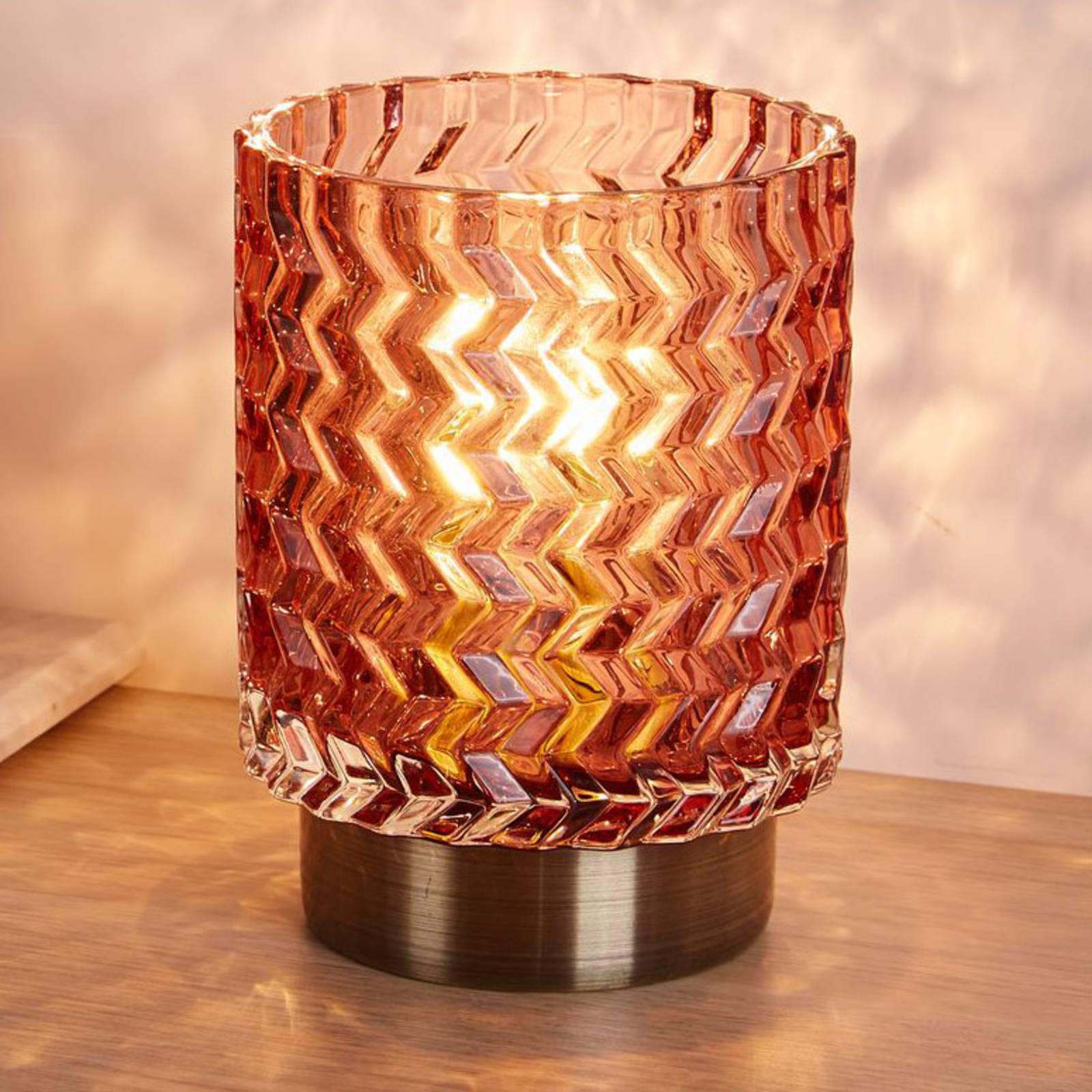 Pauleen Sweet Glamour LED table lamp, battery Lights.co.uk