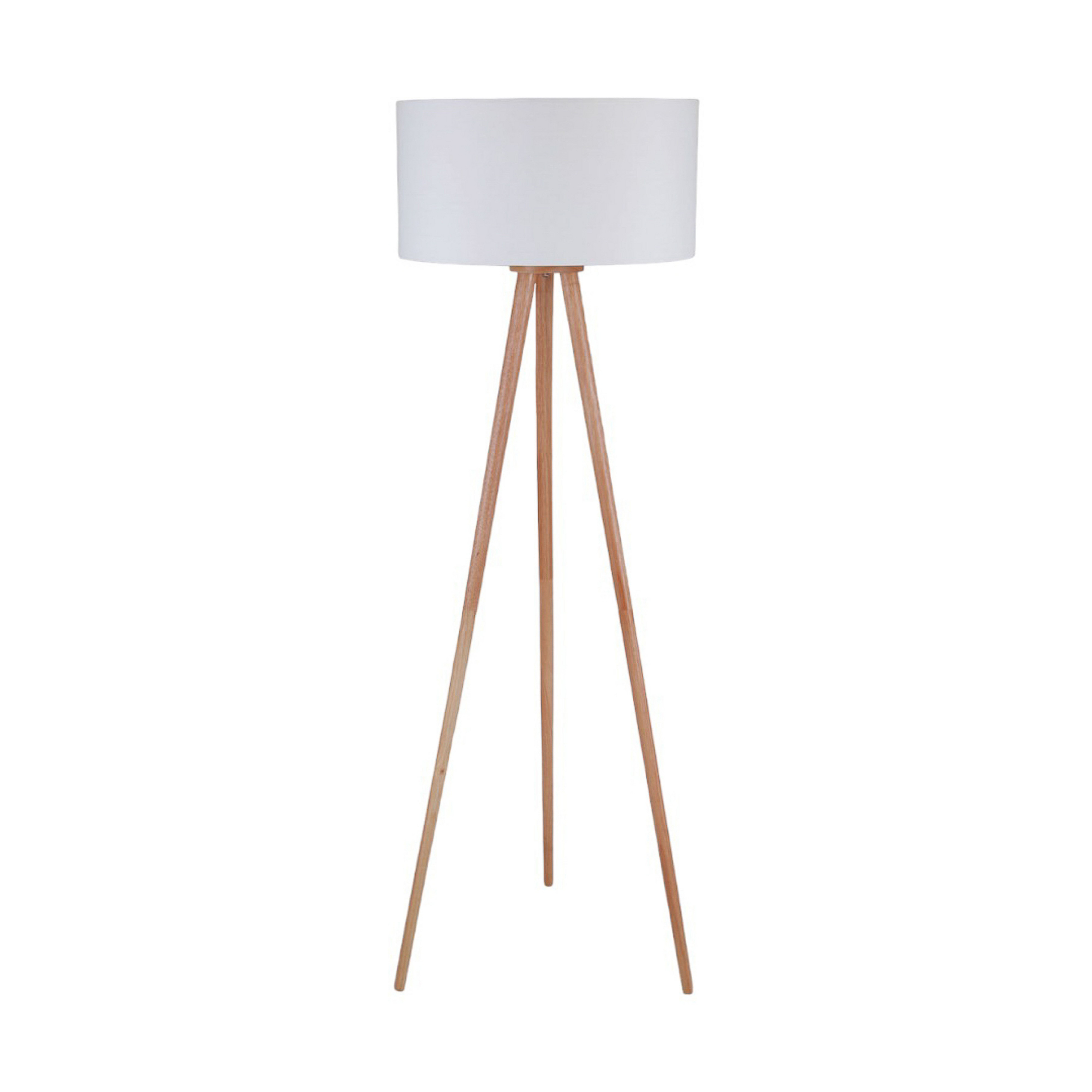 Charlia Lampadaire White/Wood - Lindby
