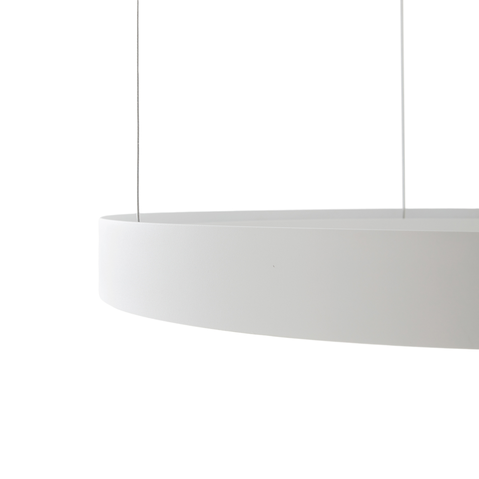 Lucande Philine LED-hengelampe Ø 60 cm hvit