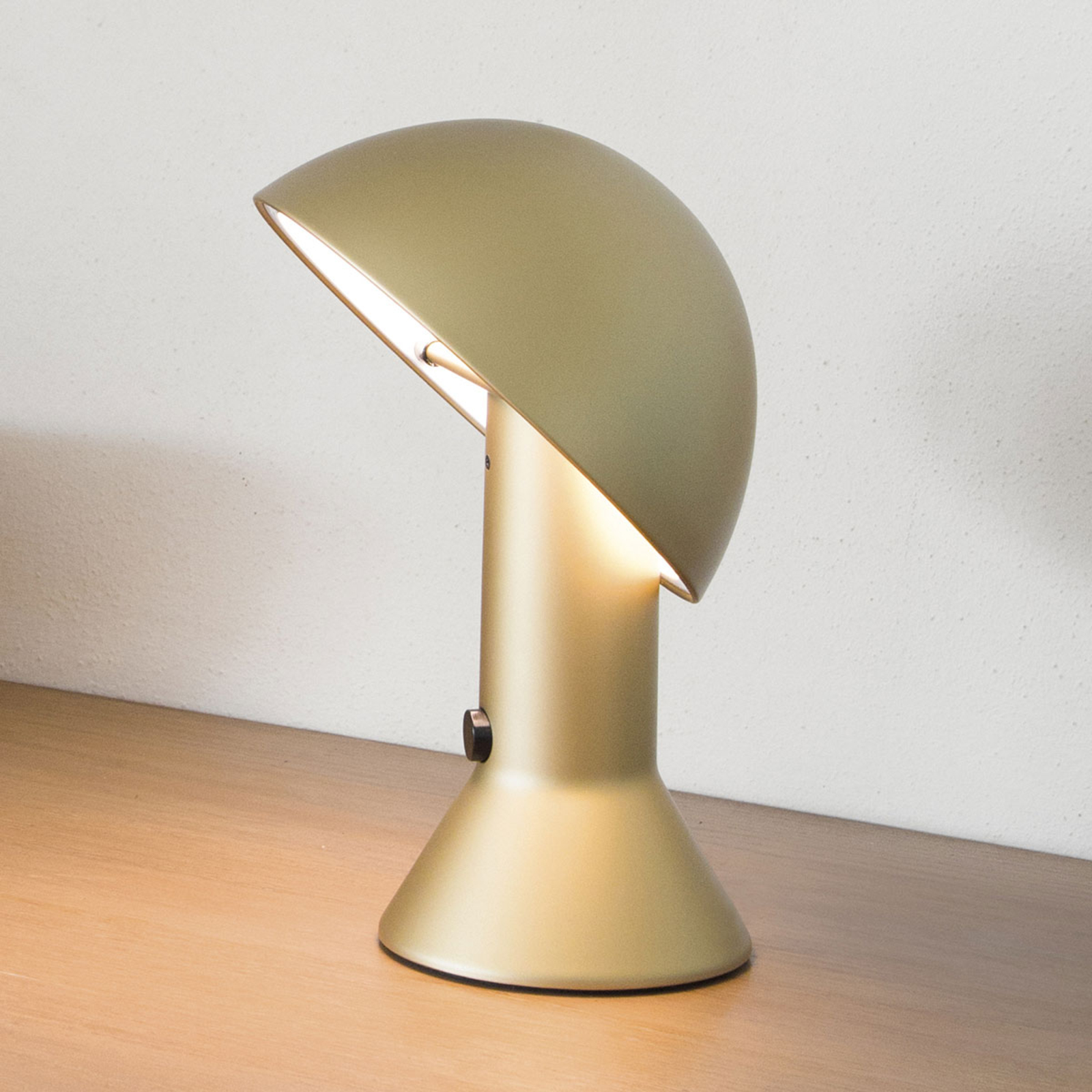 Elmetto - Tischleuchte, gold - Martinelli Luce