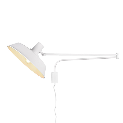 Vegglampe Bolder med kabel + plugg, dreibar