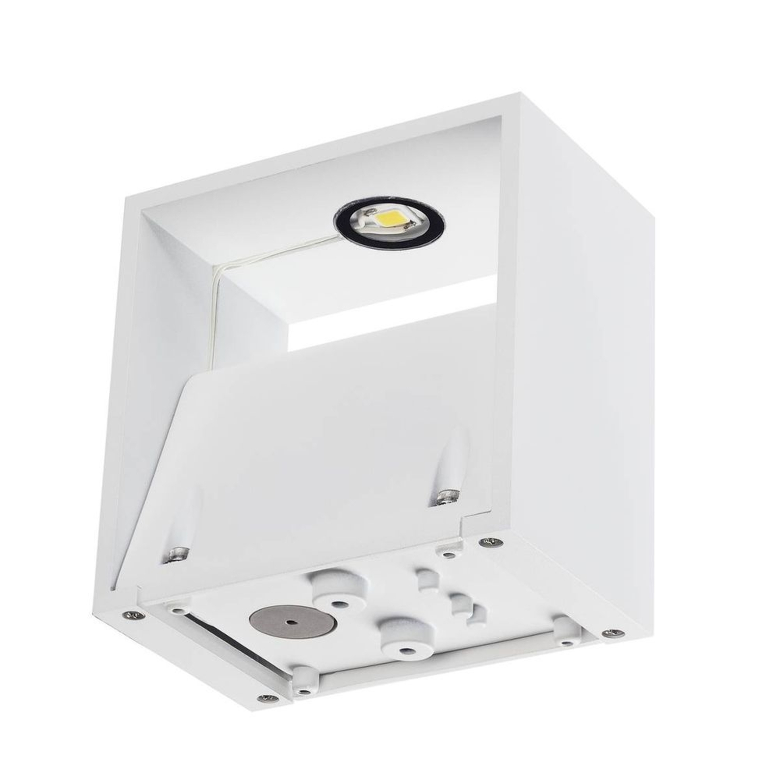 Logs Aplică de Perete Square LED IP44 White - SLV