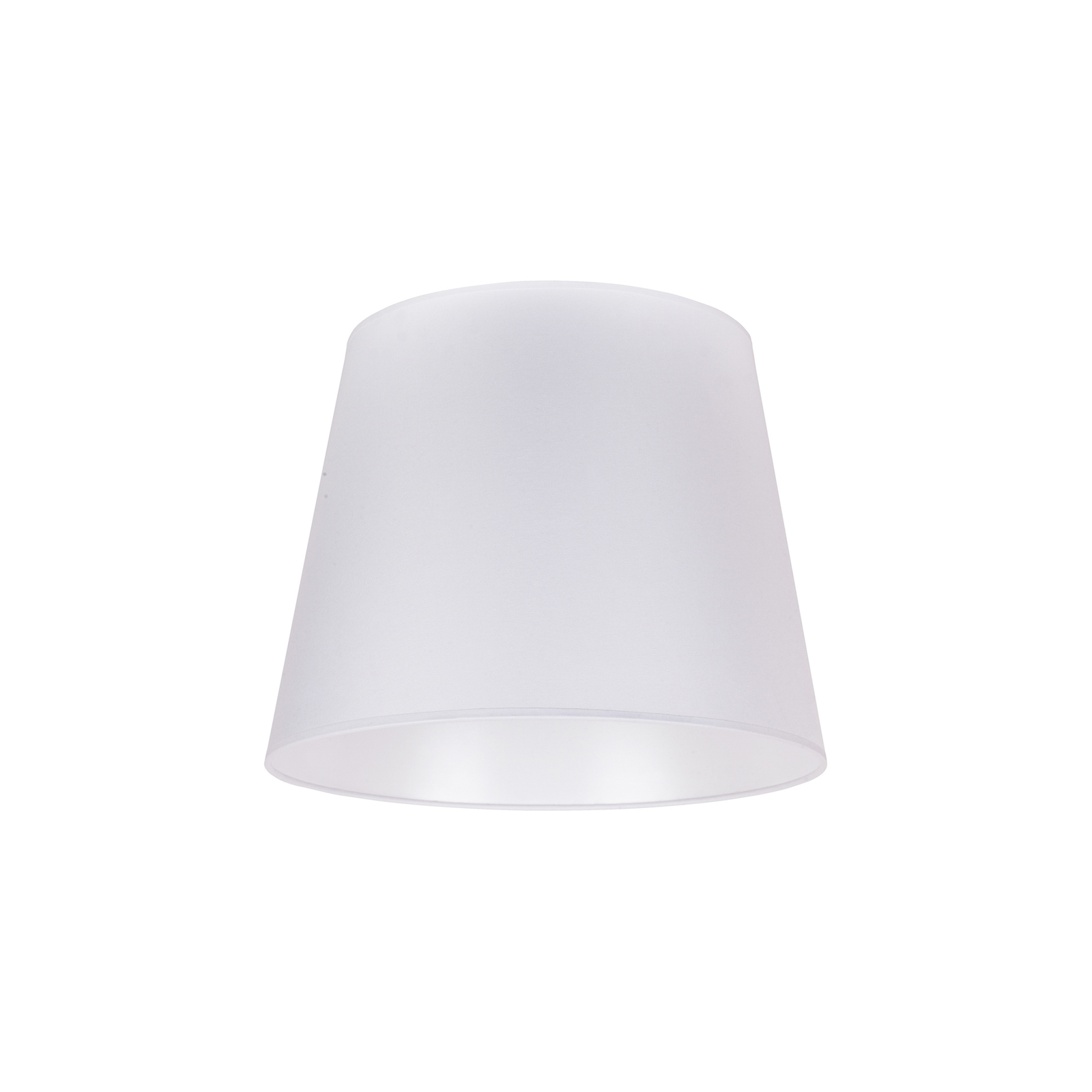 6x Weiße Lampenschirme Aus Kunststoff - Flache Form Für Decken- & Wandleuchten