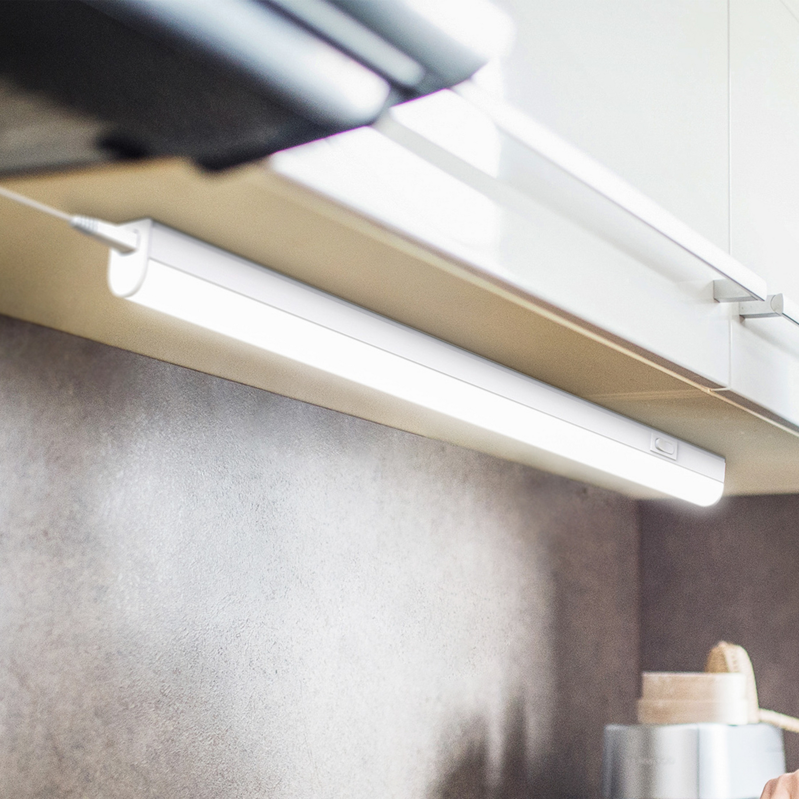 LED meubelverlichting Xaver, lengte 87,3 cm, set van 2 stuks 4000 K LED meubelverlichting Xaver, lengte 87,3 cm, set van 2 stuks 4000 K