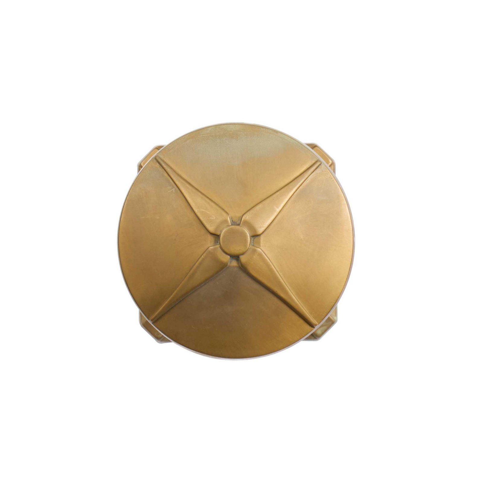 Aura Disk LED fali lámpa, kinyúlás: 12,5 cm, antik sárgaréz, IP65 Aura Disk LED fali lámpa, kinyúlás: 12,5 cm, antik sárgaréz, IP65