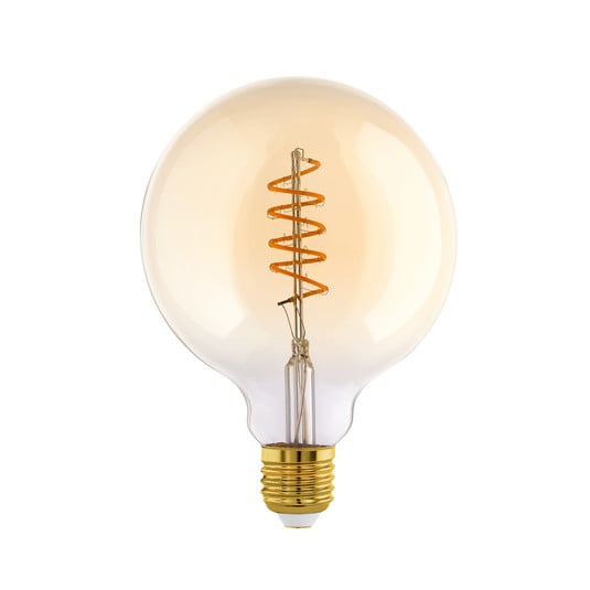 LED klaaslamp E27 G125 4W 2,200K Hõõgniit