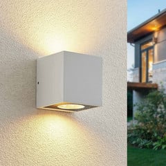Arcchio Tassnim aplique de exterior blanco 2 luces