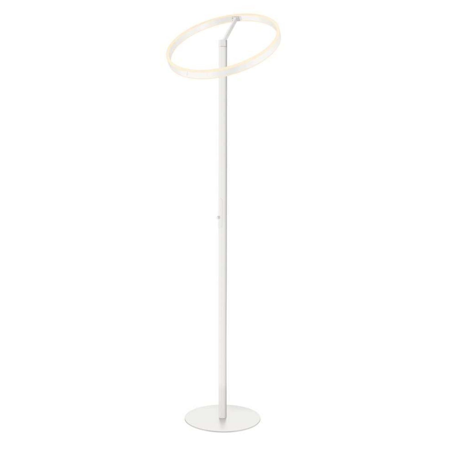 SLV LED-gulvlampe One Straight, hvid, 2700/3000 K