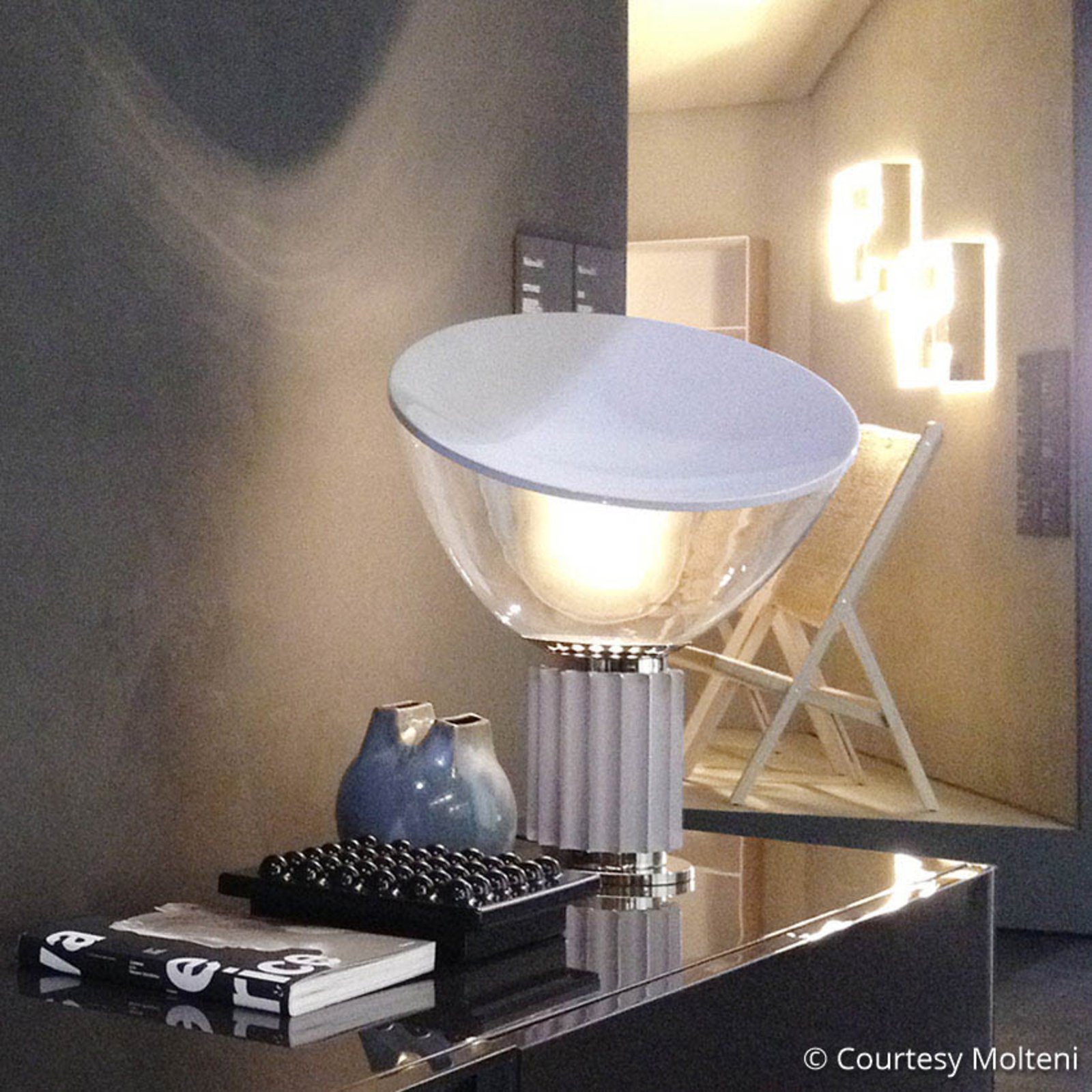 Taccia LED (PMMA) Bordslampa Silver - Flos