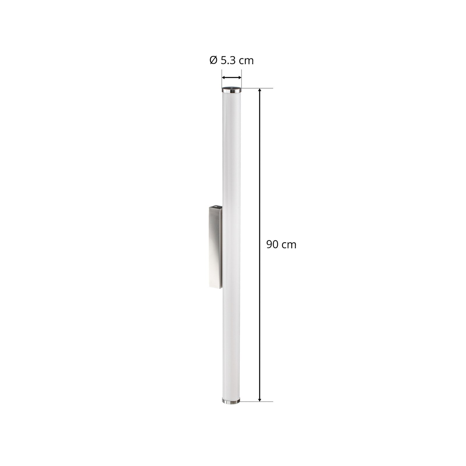 Baulmann 65.112.14 Candeeiro de parede LED 90 cm cromado