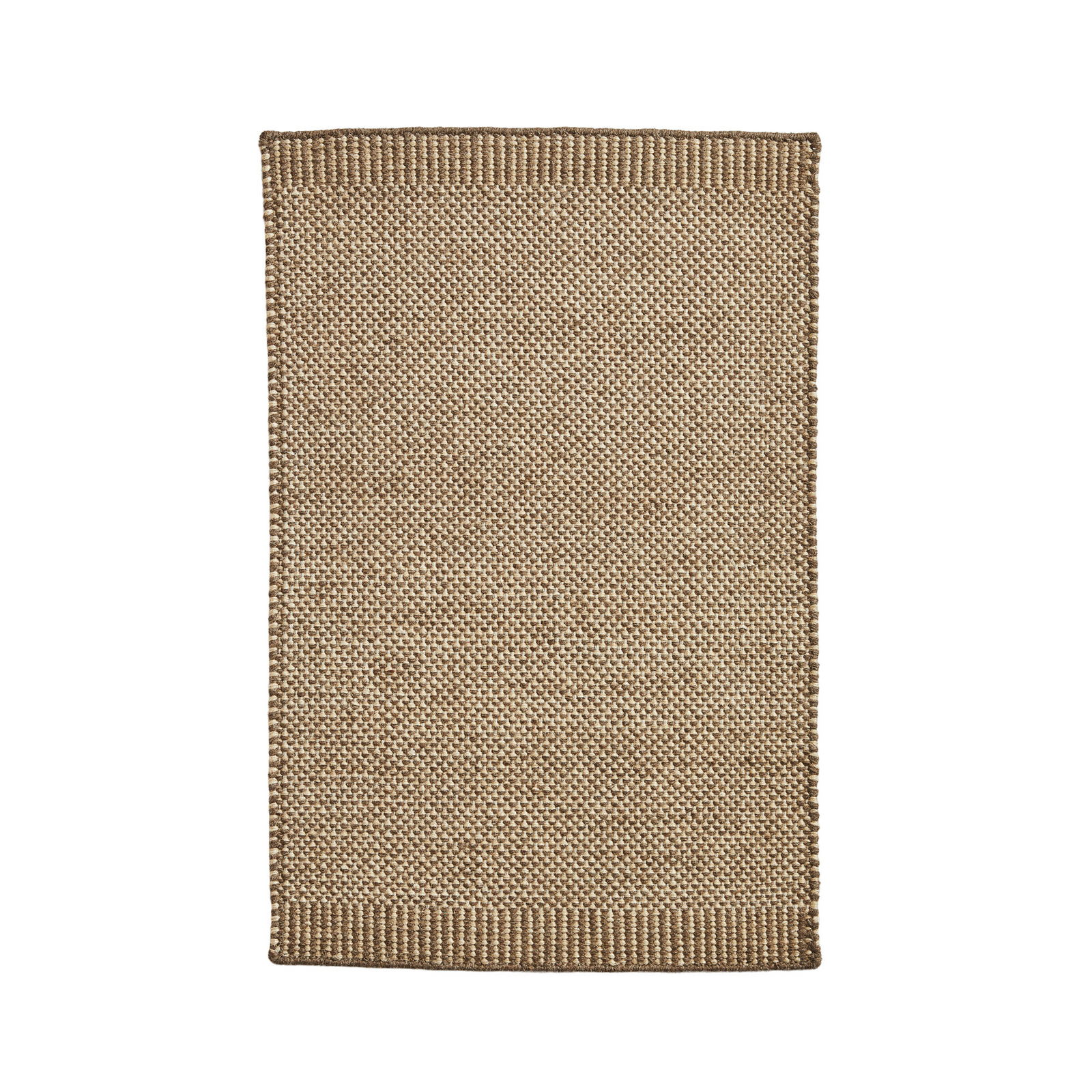 Rombo Türmatte, braun, 60 x 90 cm, Wolle/Jute - Woud