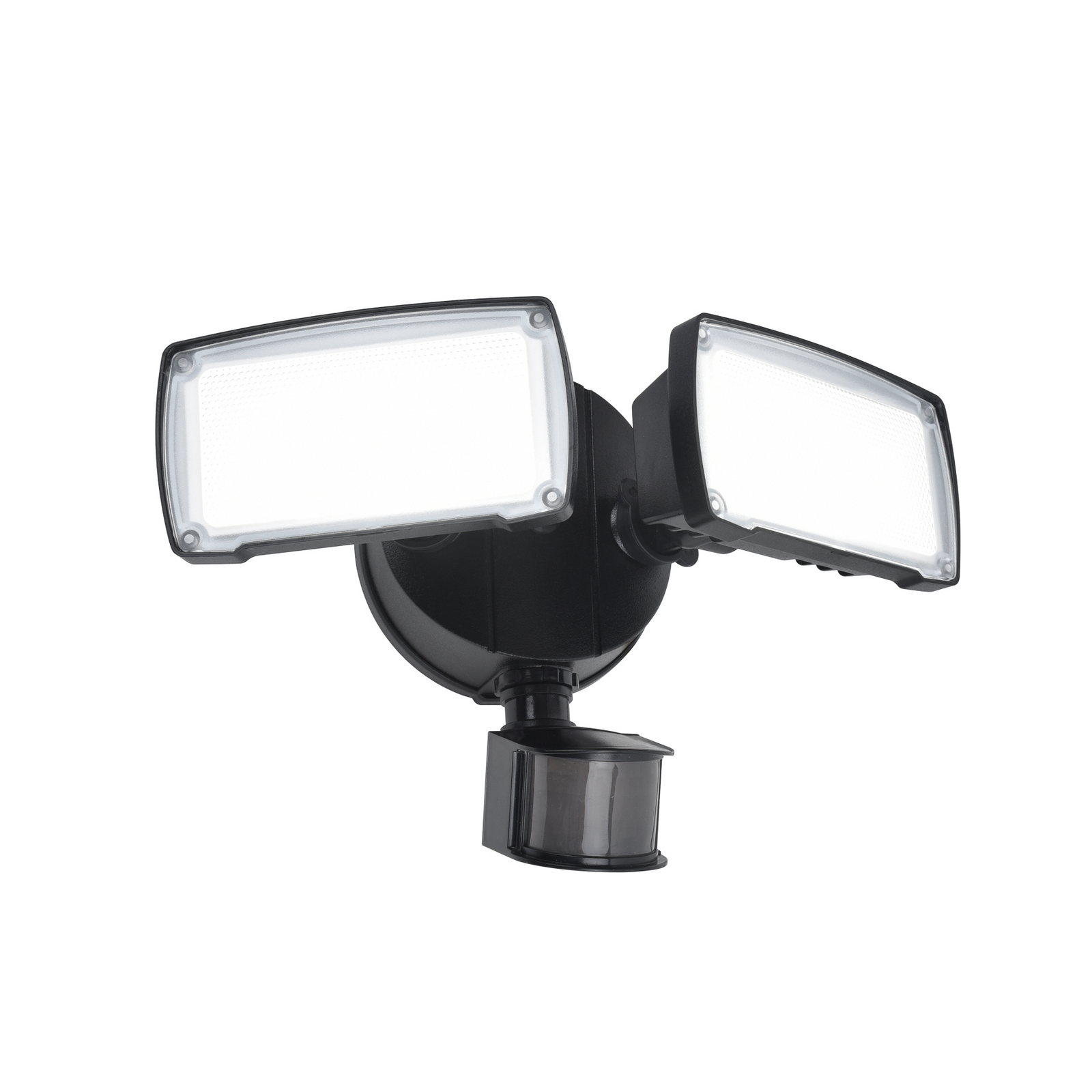 LED-Sensor-Außenwandstrahler CHIMERA, schwarz, 2-flg., IP54