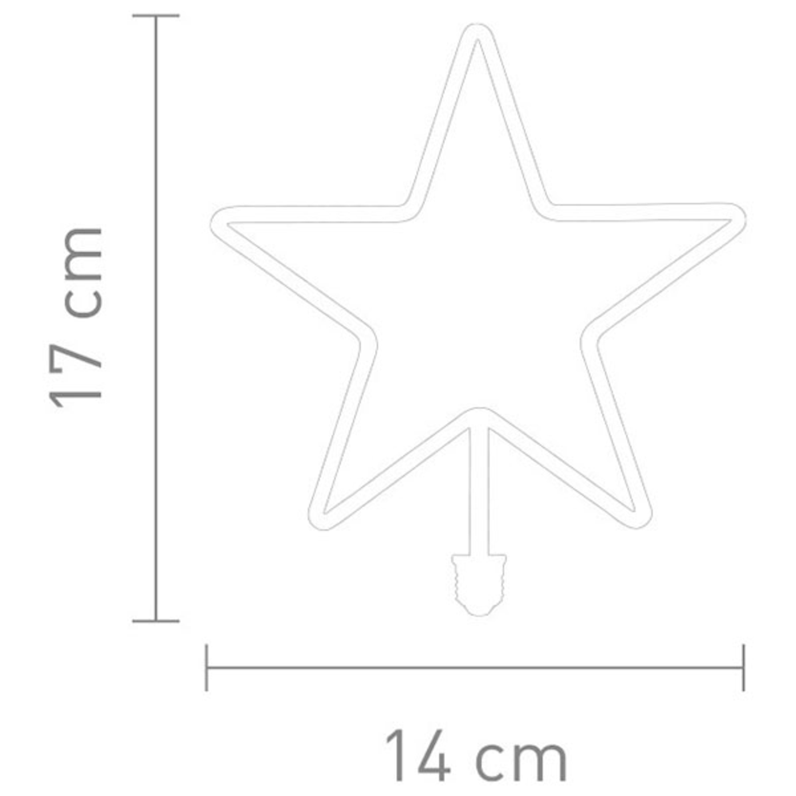 Sompex LED-p?re Stern E27 8 W, varmhvit, 800 lumen