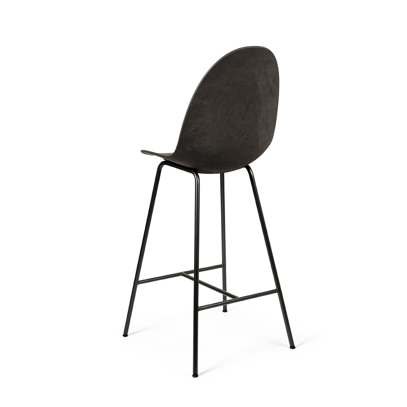 Tabouret de bar Eternity, noir, acier, hauteur 111,5 cm - Mater