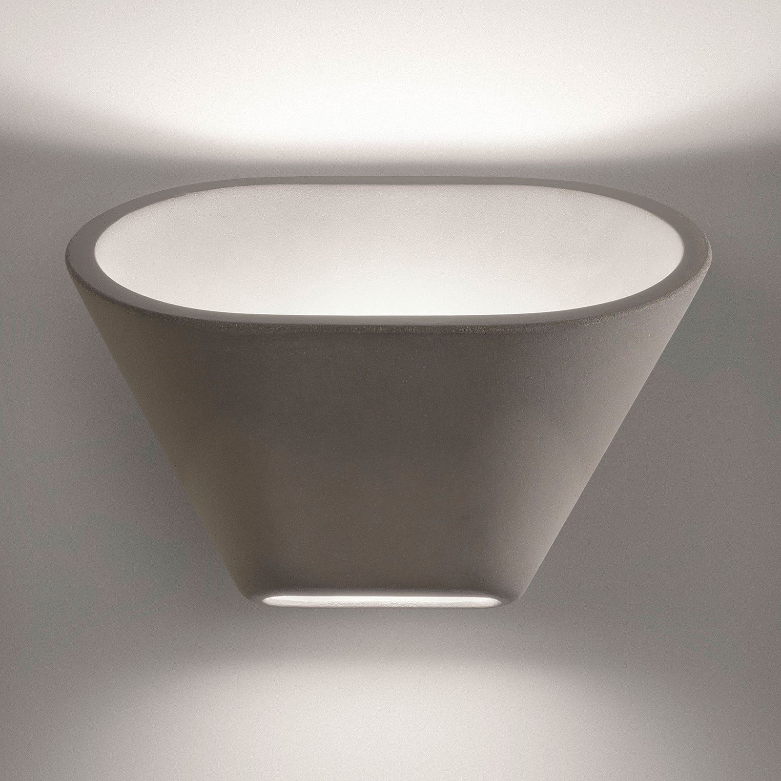 Zidna lampa Aplomb, siva, R7s - Foscarini