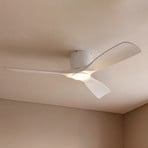 Lucande pametni LED stropni ventilator Moneno, bijeli, DC, Tuya