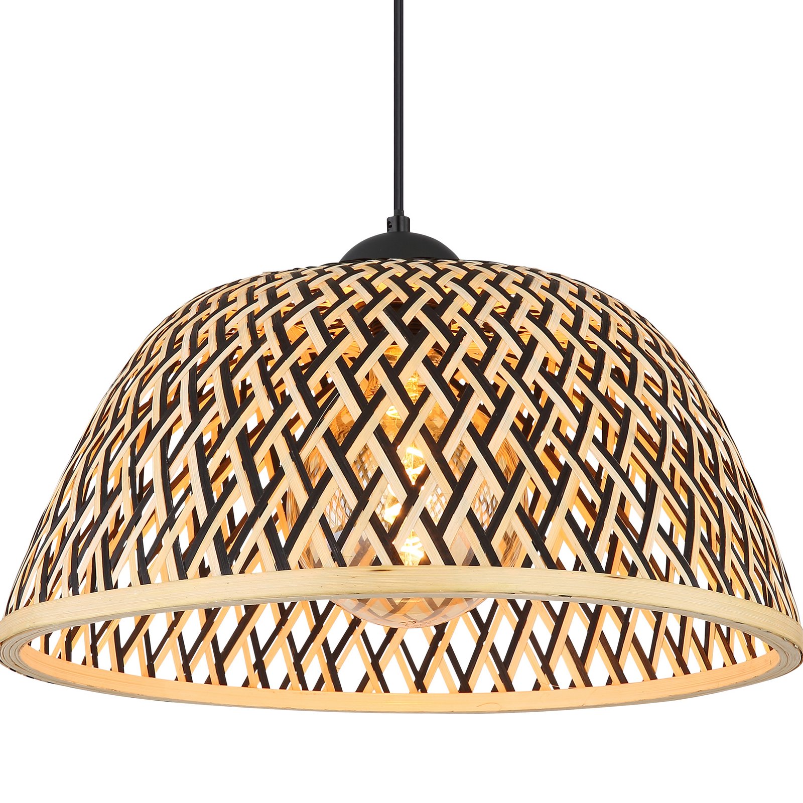 Colly pendant light bamboo mesh lampshade, Ø 40 cm