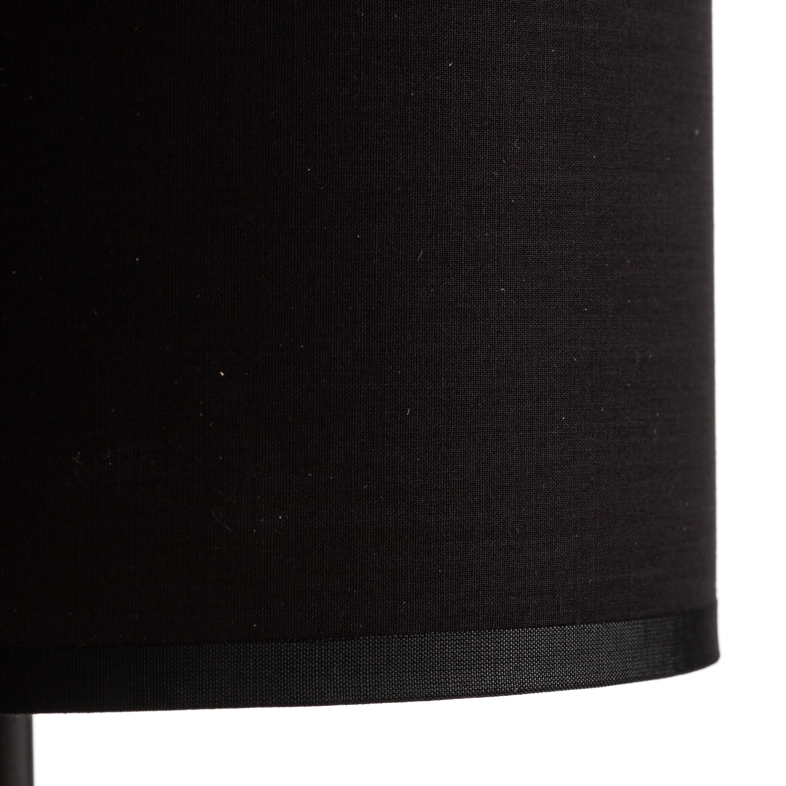 Bordlampe Soho sylindrisk høyde 34 cm svart/gull