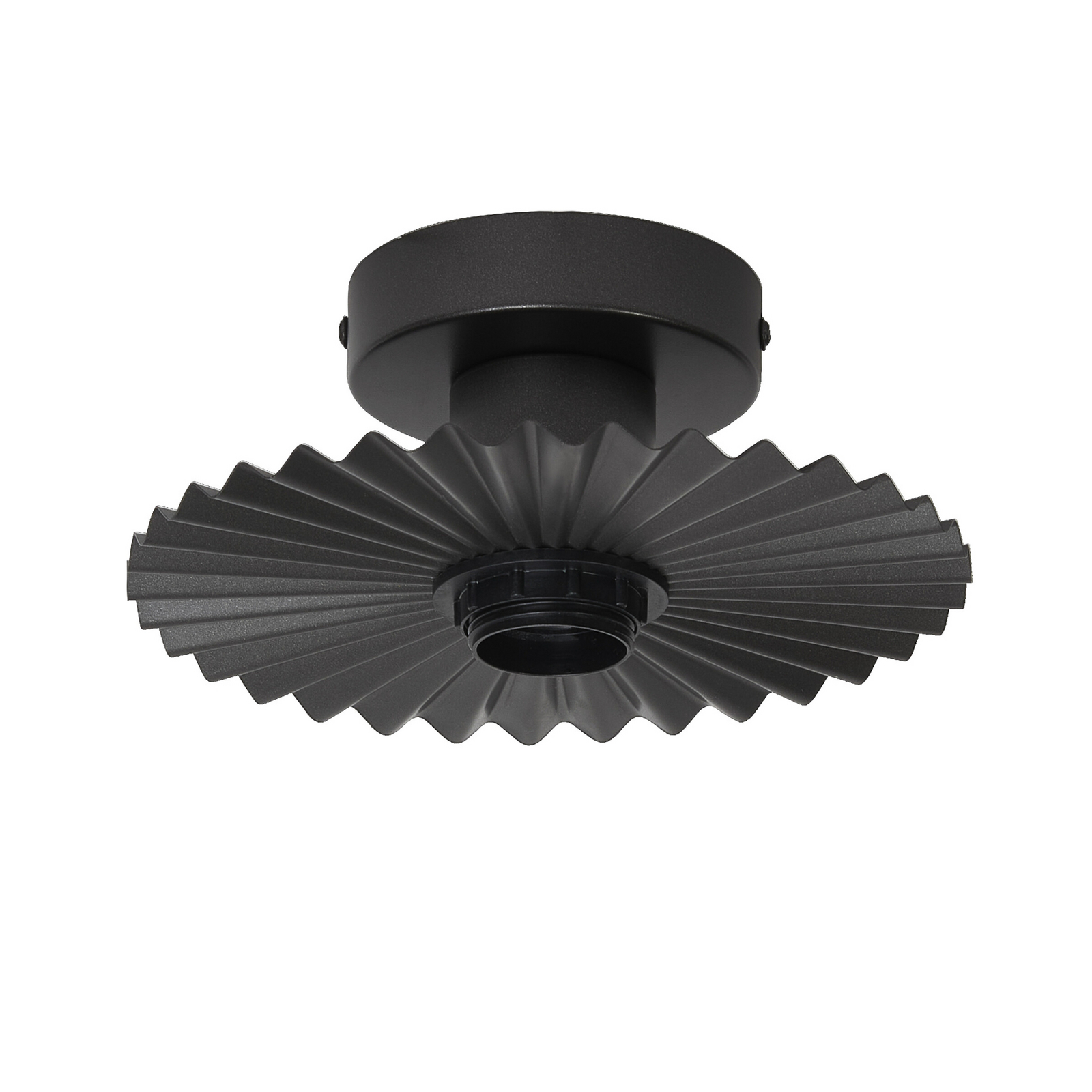 Plafonnier OSRAM Decor Plissee, gris, acier, E27